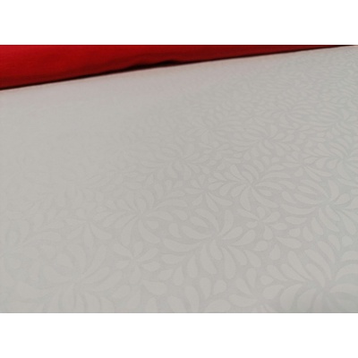 Bytema bavlněná látka Sarah satin bílá šíře 140 cm