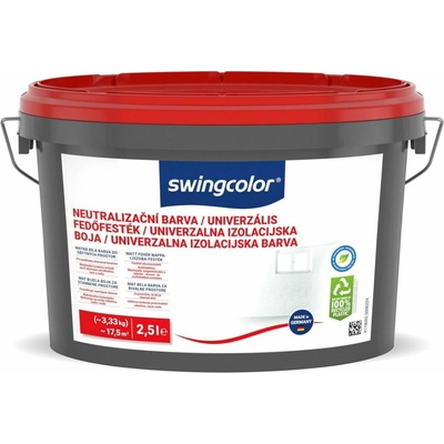 Swingcolor Izolačná farba, biela, 2,5 l, 6224.U02,5.0000