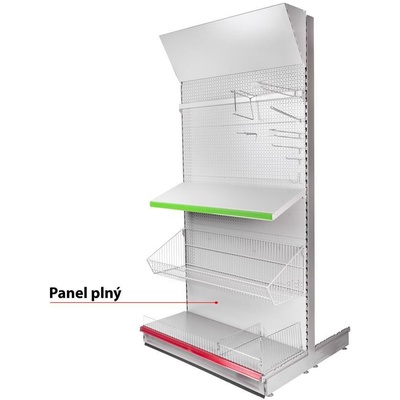 Panel Racks H06 0665x300x0.6 mm, plný *S*