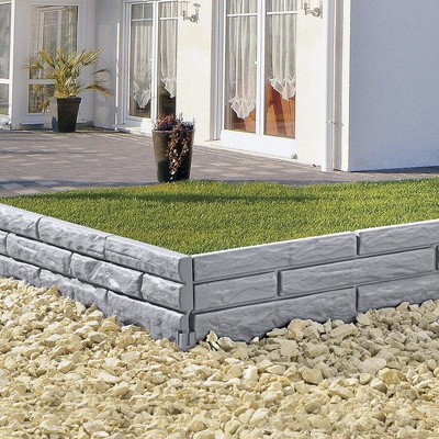 Die moderne Hausfrau Zahradní palisáda Kámen, 5 ks š 58 × v 17 cm