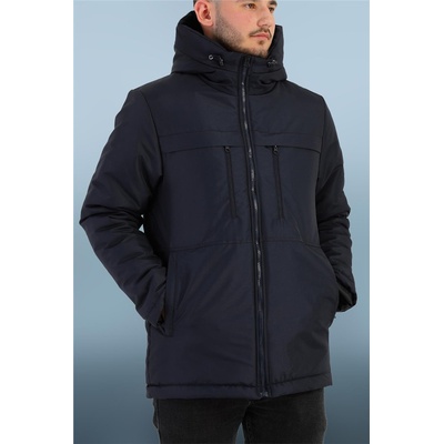 QAWWA Мъжко водонепромокаемо и ветроустойчиво яке rqpa - Тъмносиньо #409374 (409374_Тъмносин)