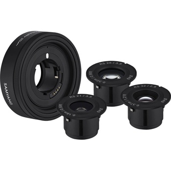 SAMYANG Remaster Slim set 21 mm f/3,5, 28 mm f/3,5 a 32 mm f/2,8 AF pre Sony E