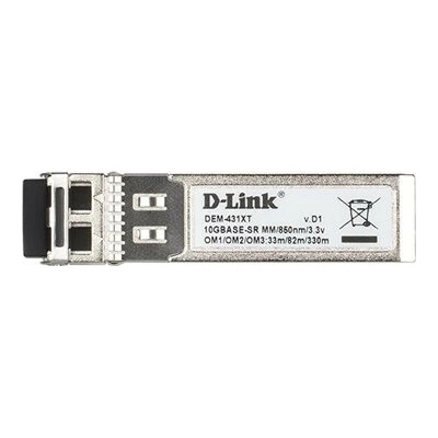 D-Link 10GBase-SR SFP+ Transceiver, 80/300m, 10-pack