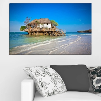 Vivid Home Декоративни панели Vivid Home от 1 част, Плаж, PVC, 70x45 см, №0247