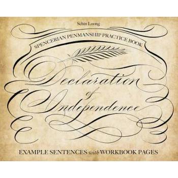 Image 1 of Spencerian Penmanship Practice Book: The Declaration Of Independence | Schin Loong