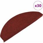 vidaXL Самозалепващи стелки за стъпала, 30 бр, сиви, 65x22, 5x3, 5 см (3365915)