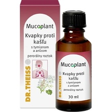 Mucoplant Kvapky proti kašľu s tymianom a anízom sol.por.1 x 30 ml