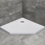 Radaway Петоъгълно душ корито Radaway Doros PT 100x100 см бял акрил (SDRPT1010-01)