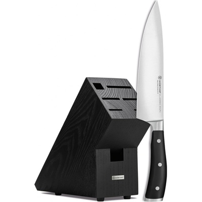 WÜSTHOF Nôž kuchársky Wüsthof CLASSIC IKON 20 cm 4596/20 + ZADARMO blok na nože čierny 1090370102