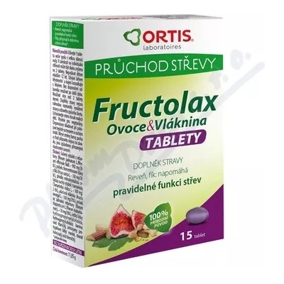 Fructolax Ovoce & Vláknina 15 tabliet