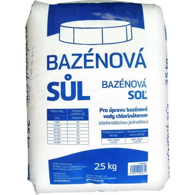 Bazénová soľ 25kg