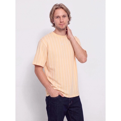 Karl Kani Small Signature Essential Pinstripe orange