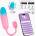 INTOYOU App Series NexEgg Motion Vibrating Egg with Thrusting App Pink-Turquoise