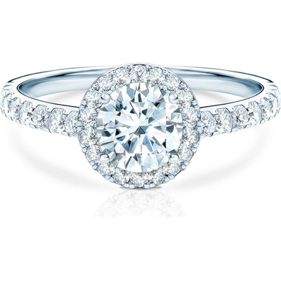 SAVICKI Това е годежен пръстен Love: бяло злато, лабораторен диамант