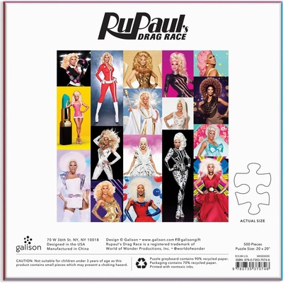 GALISON Čtvercové RuPaul's Drag Race 500 dielov