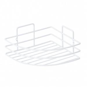 Metalife Етажерка за баня Metalife DB-715, 18х18х8 см, Ъглова, Бял (DB-715)