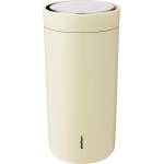 Stelton Термочаша To-Go Click с двойни стени от стомана 400 мл светложълта (685-46)