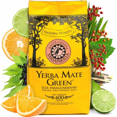 Maté Green Yerba Mate Green Sarsaparilla 400 g