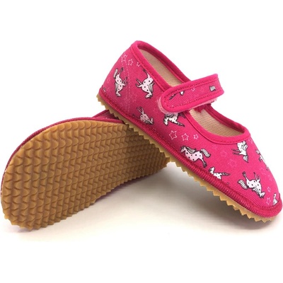 Beda Unicorn BF dievčenské Barefoot papuče -baleríny 060010/BA