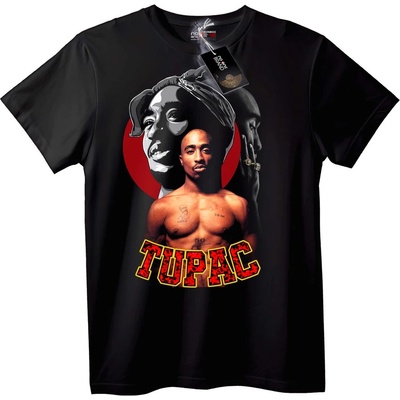 NOONEBRAND Тениска Tupac Amaru - L, Black