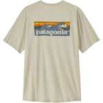 Patagonia Мъжка спортна тениска Patagonia Cap Cool Daily Shirt Boardshort Logo Sport shirt - Dyno White (216-7988-0212)