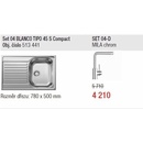 Set Blanco Tipo 45 S Compact + Mila