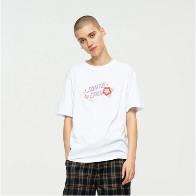 SANTA CRUZ tričko Free Spirit Floral T-Shirt White