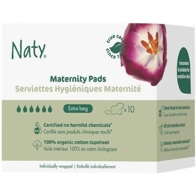 Naty dámske materské vložky po pôrode 10 ks