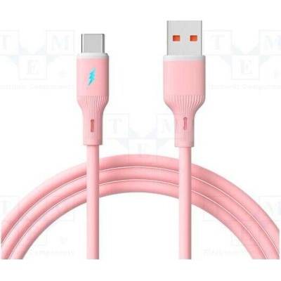 Akyga AK-USB-61 USB 2.0 USB A vidlice USB C vidlice niklovaný 1m