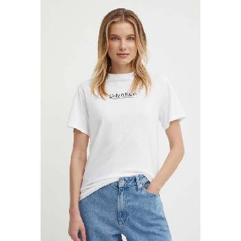 Calvin Klein Памучна тениска Calvin Klein в бяло K20K207005 (K20K207005)