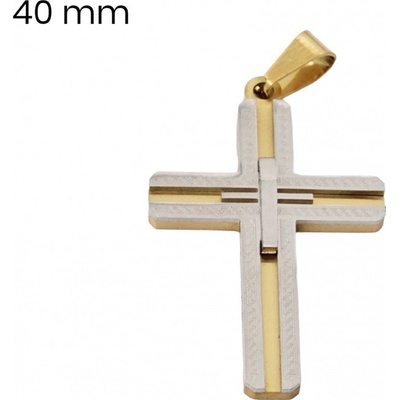 Exeed 24247002 Přívěsek z chirurgické oceli kříž