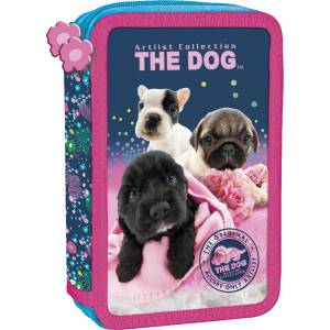 DERFORM Ученически несесер с пособия Derform The Dog - с 2 ципа (67909)