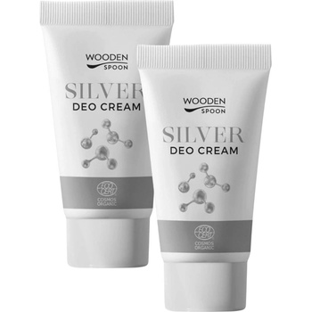 Image 1 of Wooden Spoon Silver deo cream 2x40 ml