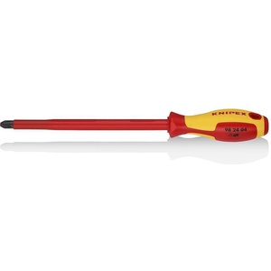 KNIPEX Отвертка PH 4, VDE 1000V жълто-червена ръкохватка 320мм, Knipex (K982404) - xmall