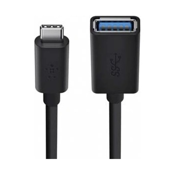 Belkin USB-C/USB-A-adapter F2CU036btBLK, USB C, USB A, 3.2 Gen 1 (3.1 Gen 1), 5000 Mbit/s, Black