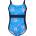 Zoggs Wild Rose Side Panel Womens - Blue