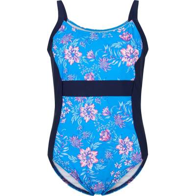 Zoggs Wild Rose Side Panel Womens - Blue