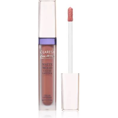 Claresa Care All Day Matte Mood Liquid Lipstick матиращо течно червило цвят 01 Joyful 7ml