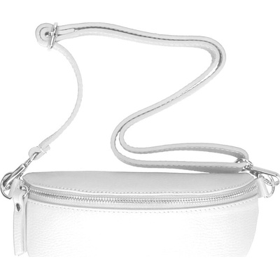 FashionM.cz Cork and Leather Butique Prague crossbody mini kabelka Jean White