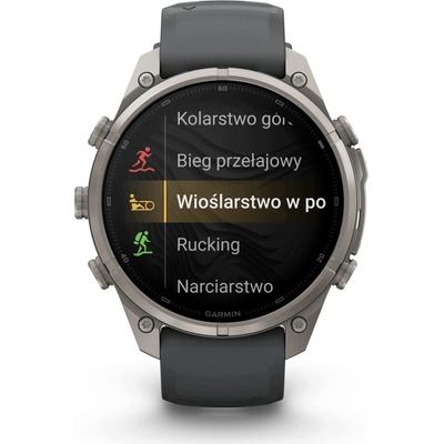 Garmin fenix 9 Pro - inReach, 47mm, AMOLED, Sapphire, Titanium, Graphite/Black band 010-04336-21