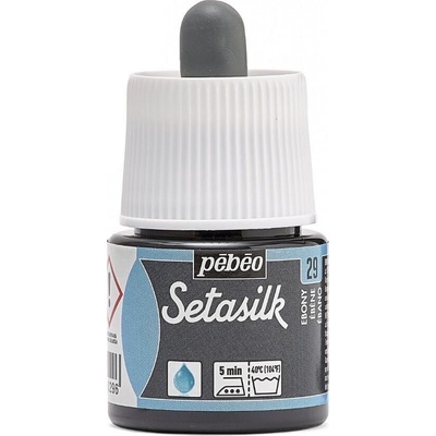 Pébéo Setasilk Копринена боя 29 Ebony 45 ml 1 бр (69.4029)