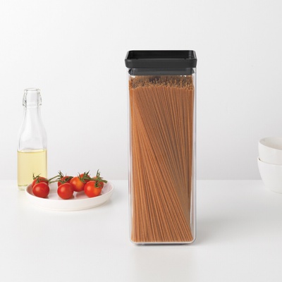 Brabantia dóza Square šedé víko 2,5 l
