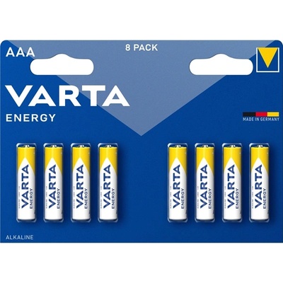 VARTA 4103229418 Energy AAA (LR03) алкални микробатерии за моливи 8бр/блистер (4103229418)