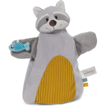 NICI Плюшена играчка за ръка 2 в 1 nici - Енот (61858)