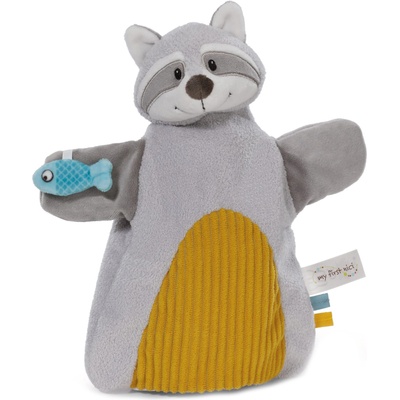 NICI Плюшена играчка за ръка 2 в 1 nici - Енот (61858)