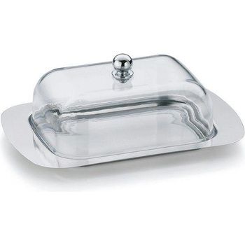 KELA Кутия за масло от неръждаема стомана с прозрачен капак KELA Baldo (1045)