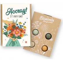 Blossombs Semínkové bomby Dárková sada mini Party 4 ks darujte květinu jinak