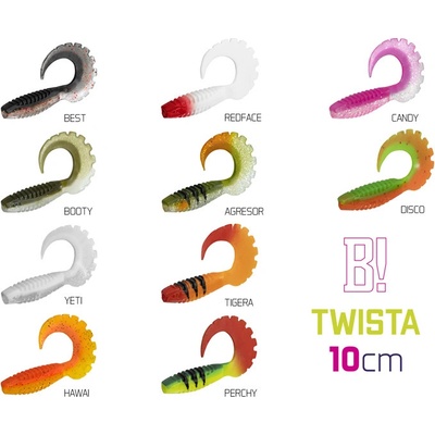 Delphin TWISTA UVs 10cm DeadSnow 5ks