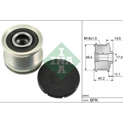 Předstihová spojka Schaeffler INA 535 0124 10