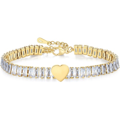 Mabell Dámský náramek z chirurgické oceli LUBANAH CZ221B3901-GC45